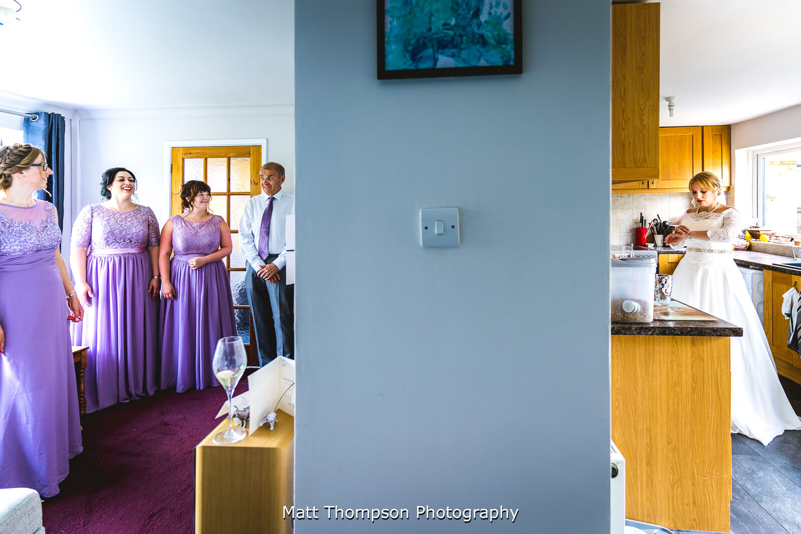 waiting for the bride to arrive