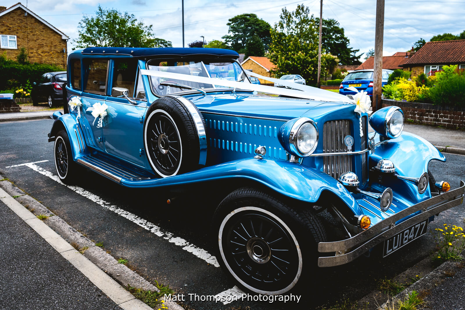 classic york wedding car