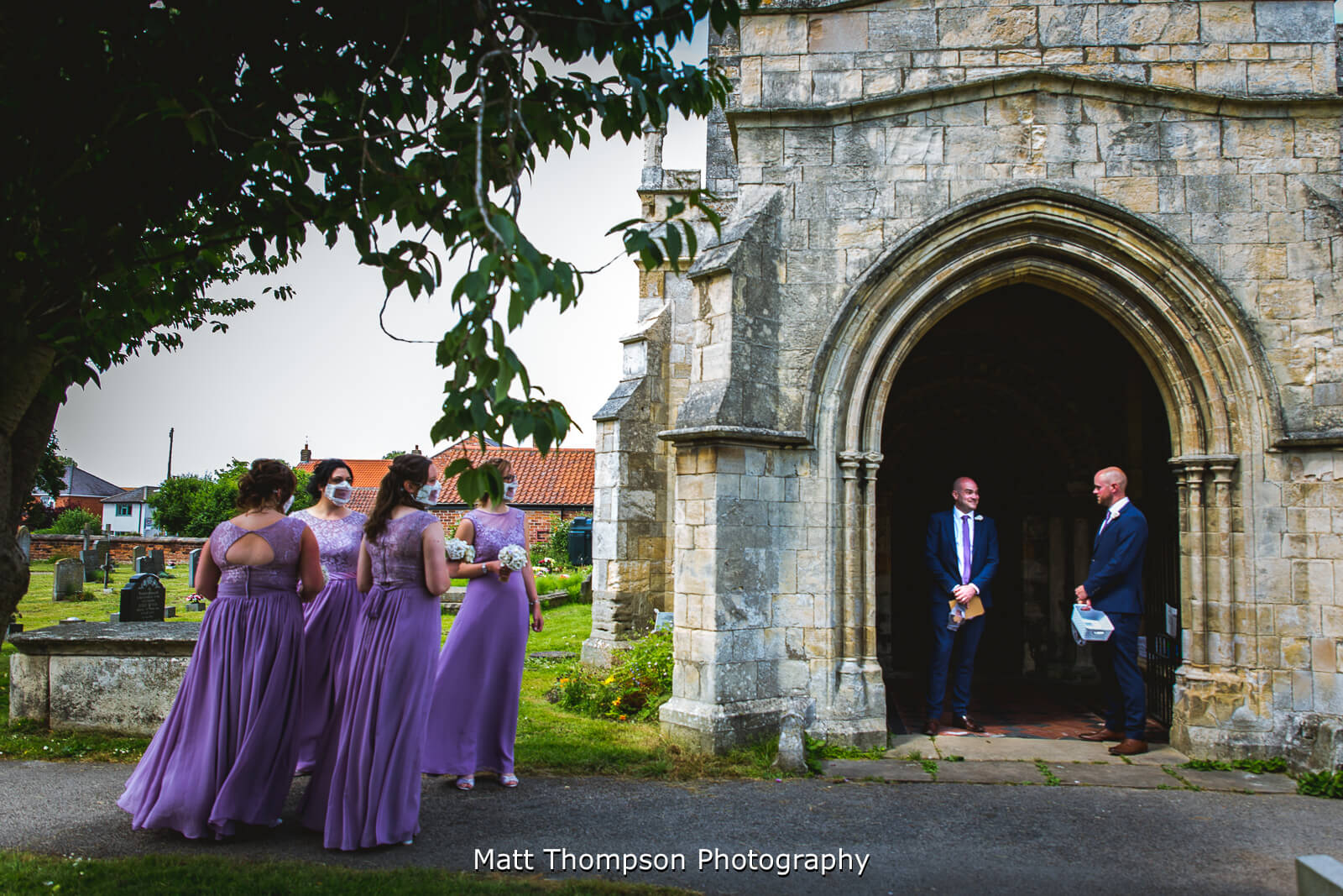 bridesmaids and groomsmen