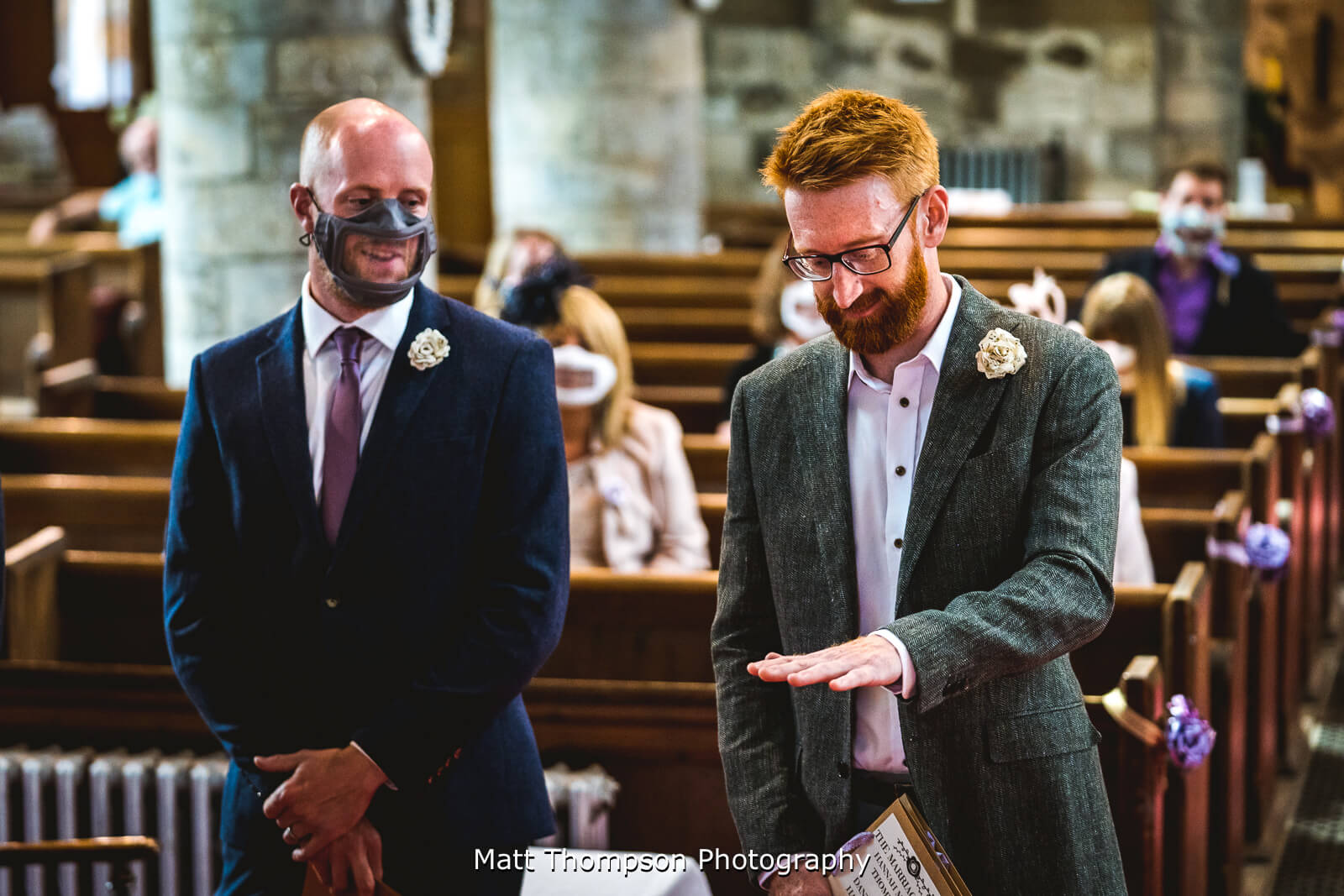 nervous groom