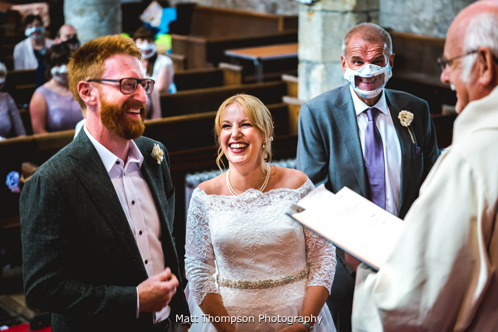 Wedding laughter