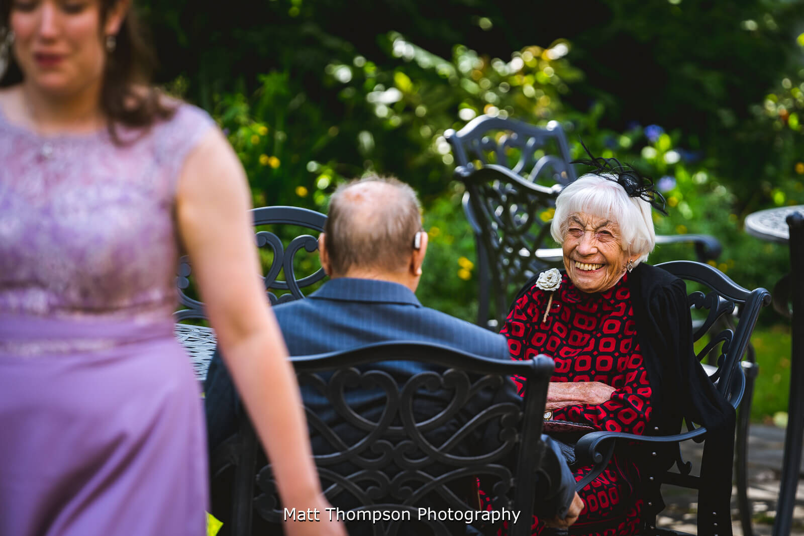 Smiling grandma