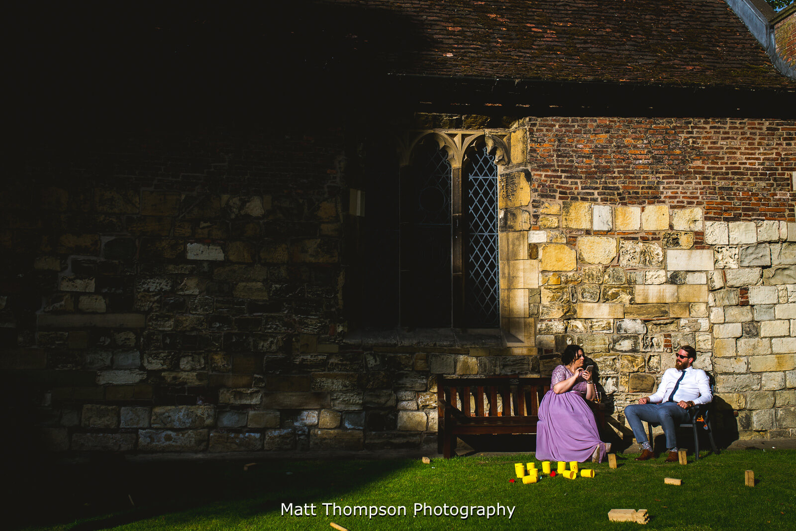 York guests relaxing