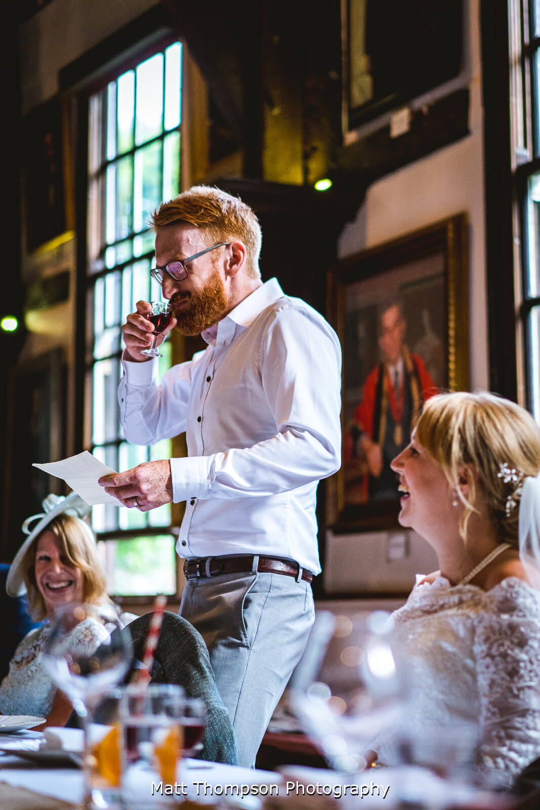 Grooms wedding speech