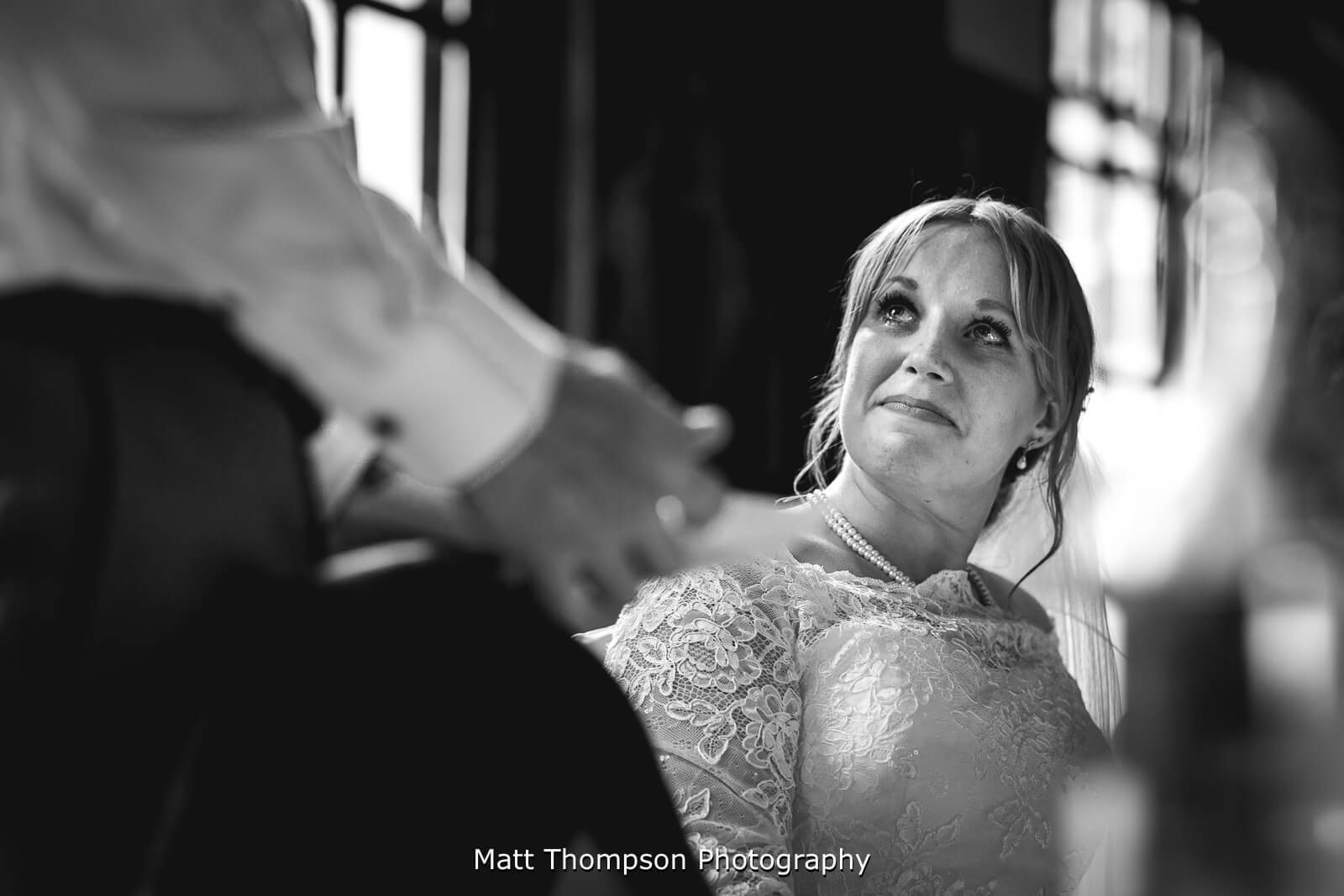 Crying bride