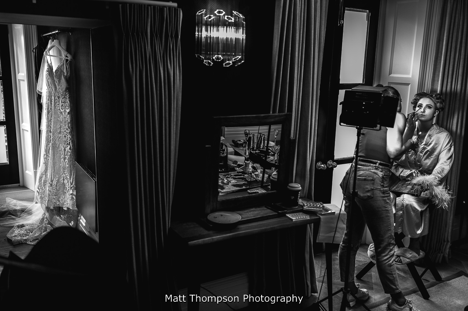 bride getting ready