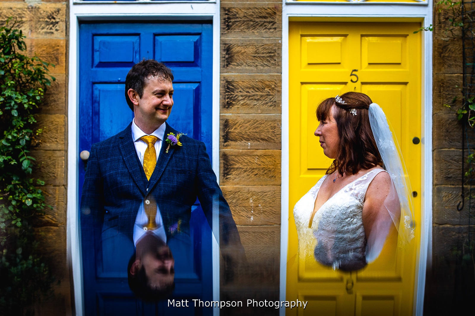 blue door yellow door