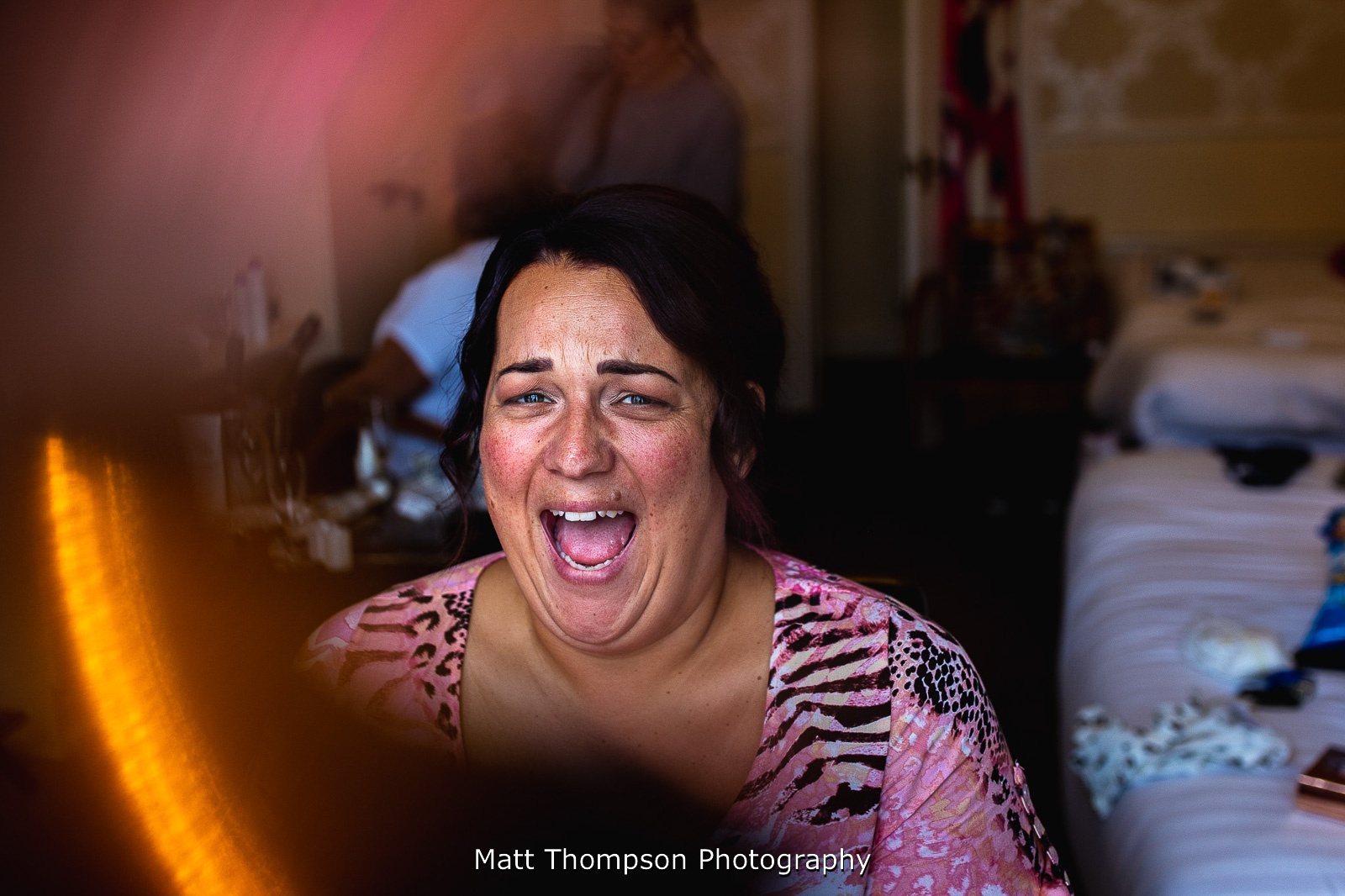 happy bride