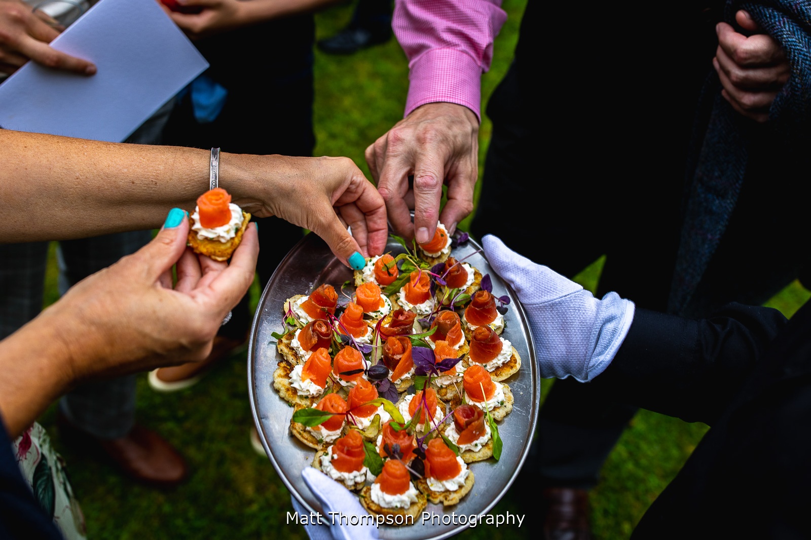 wedding canapes