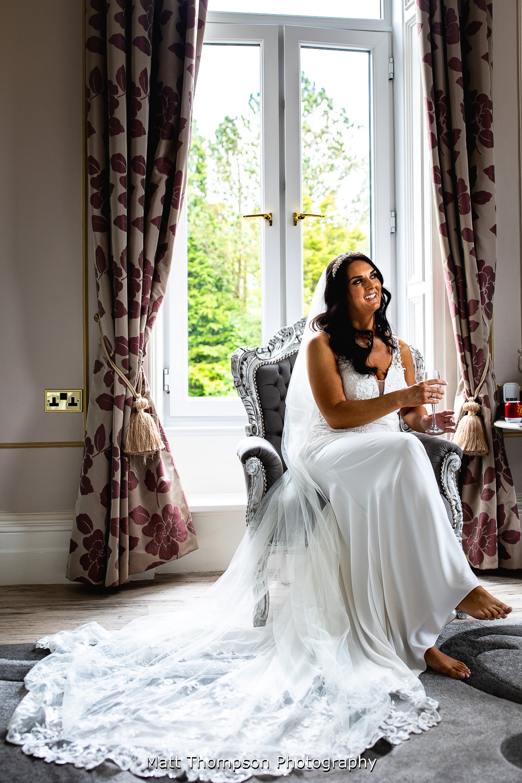 bride in wedding dress