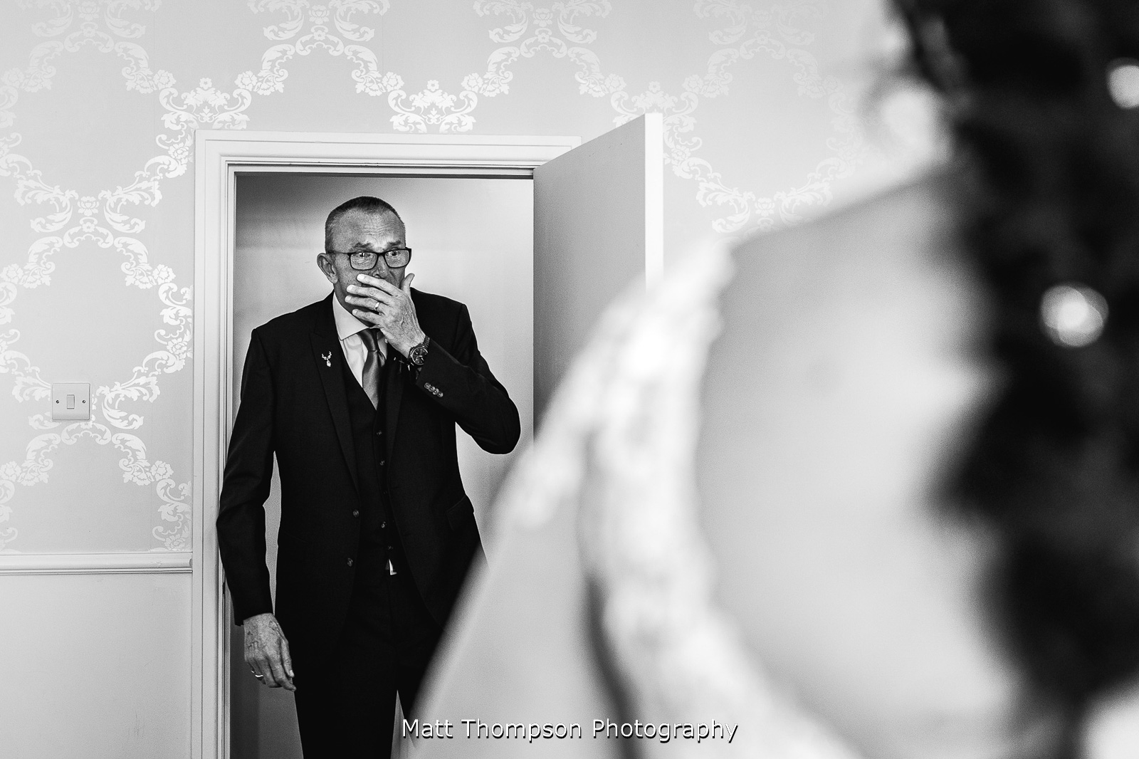 father of the bride first look