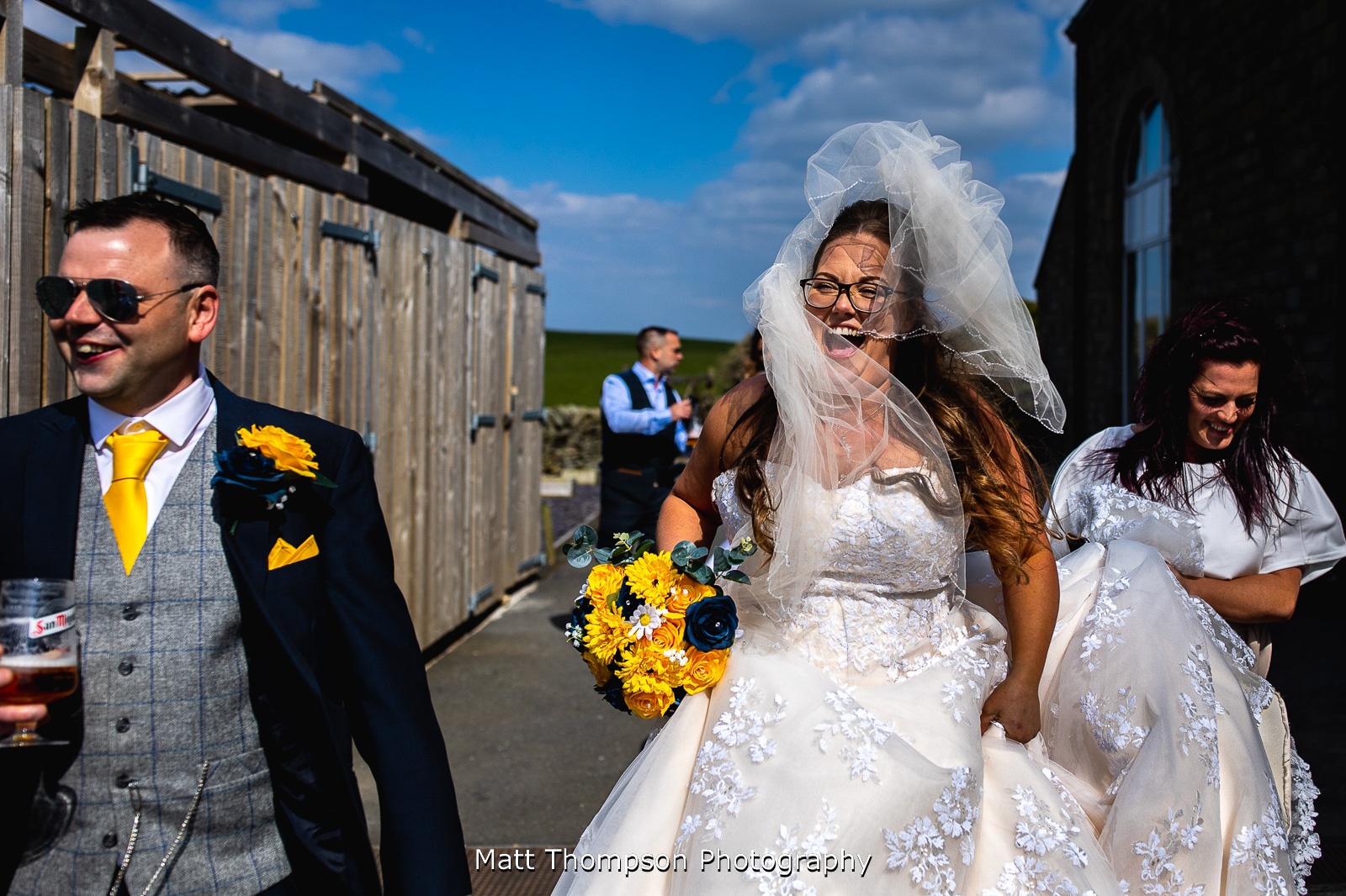windy wedding