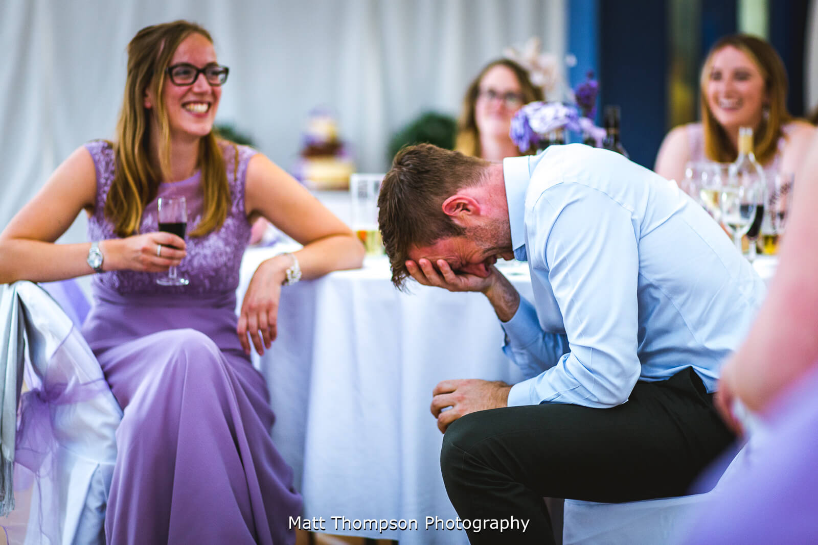 guests laughing
