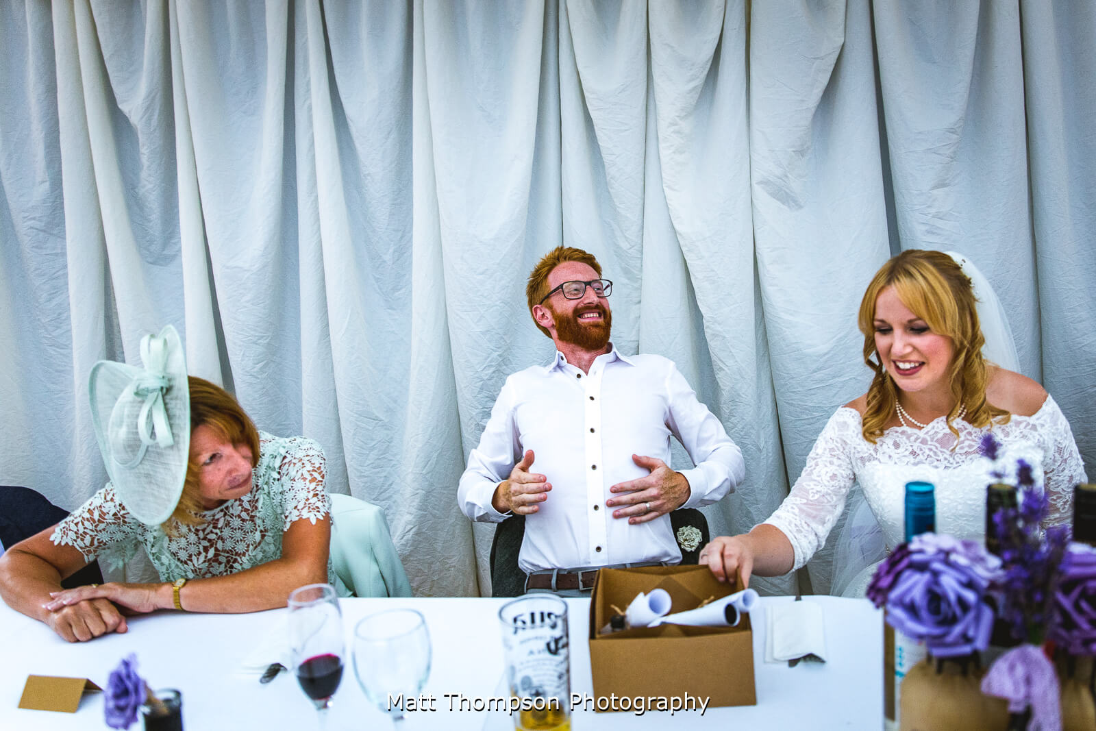 embarrassed groom