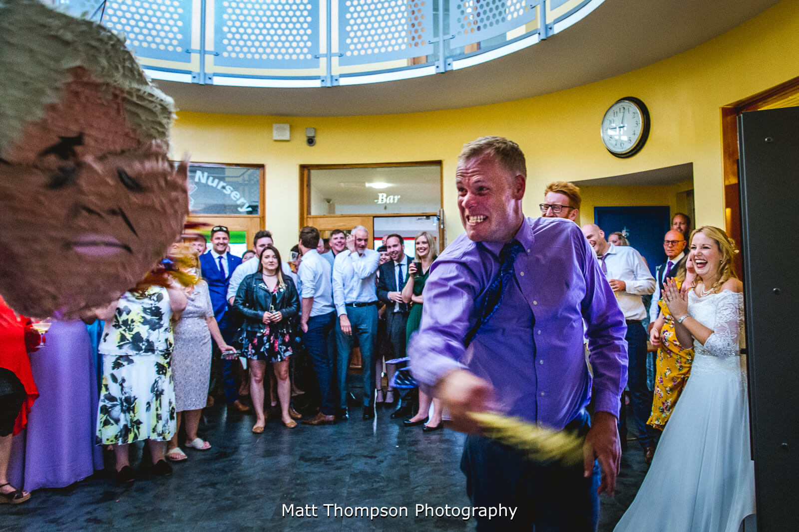 hitting boris johnson