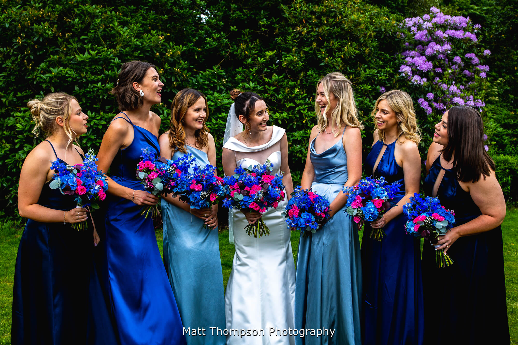 bride and bridesmaids