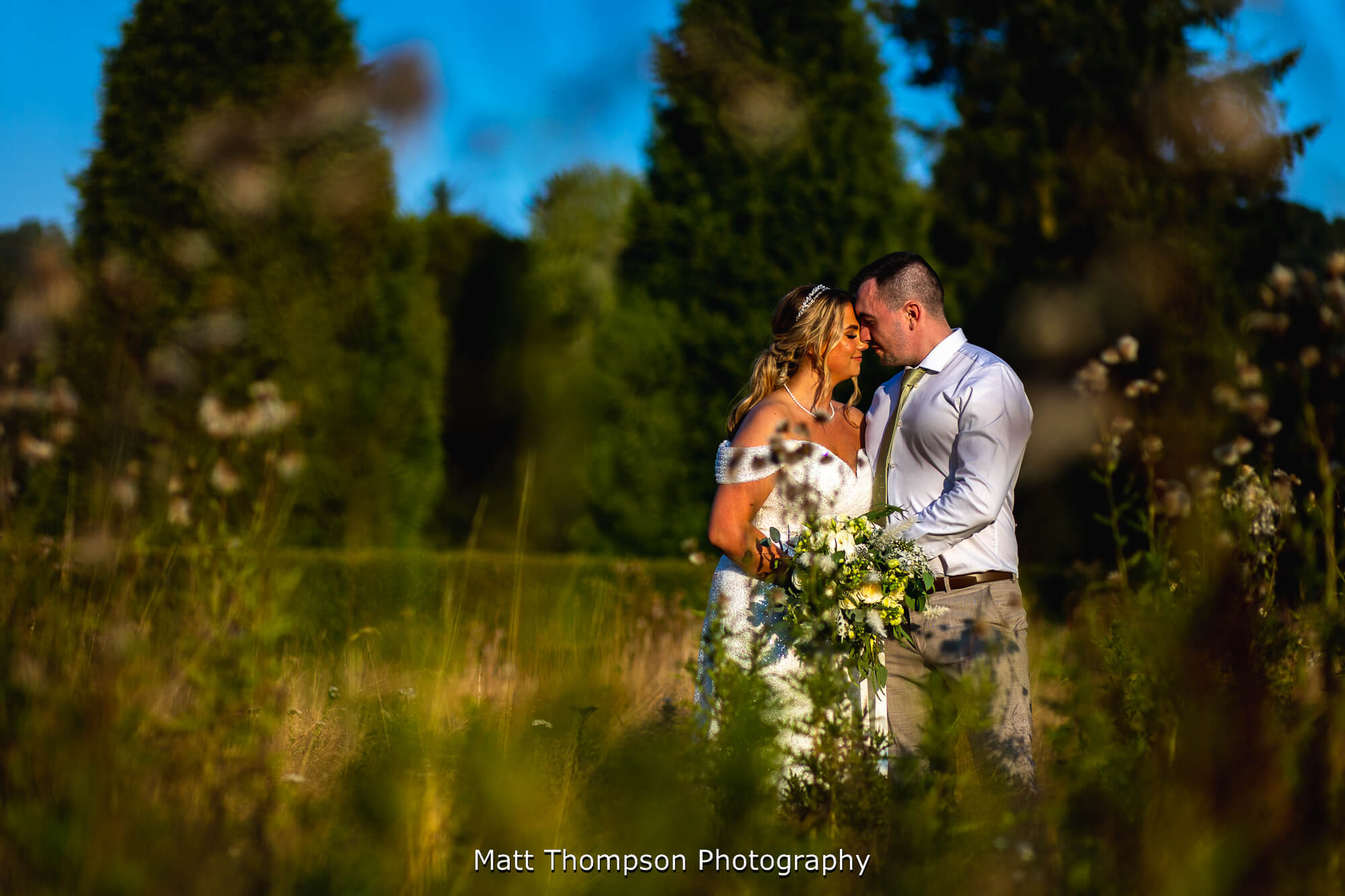 golden hour at hackness grange