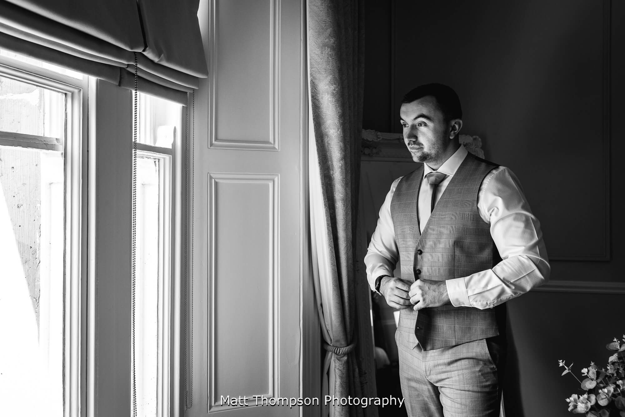groom getting ready