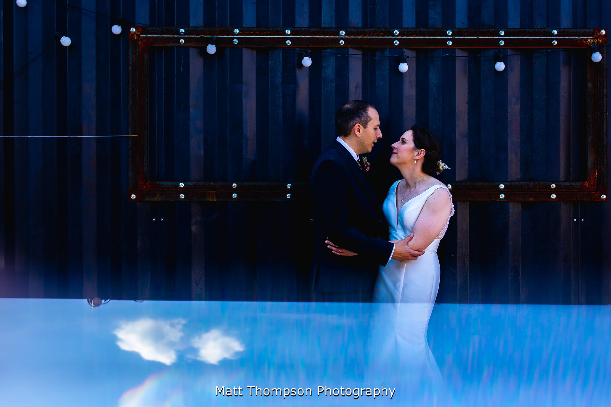 industrial wedding photos