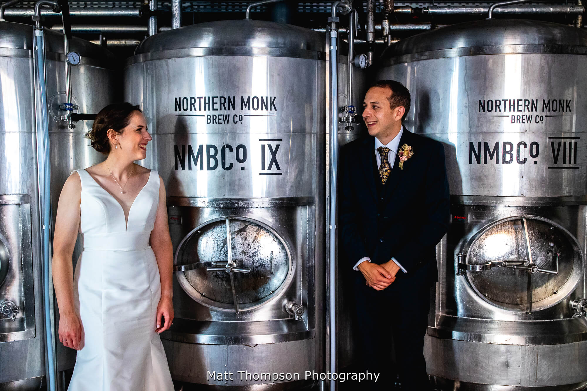 brewery wedding photos