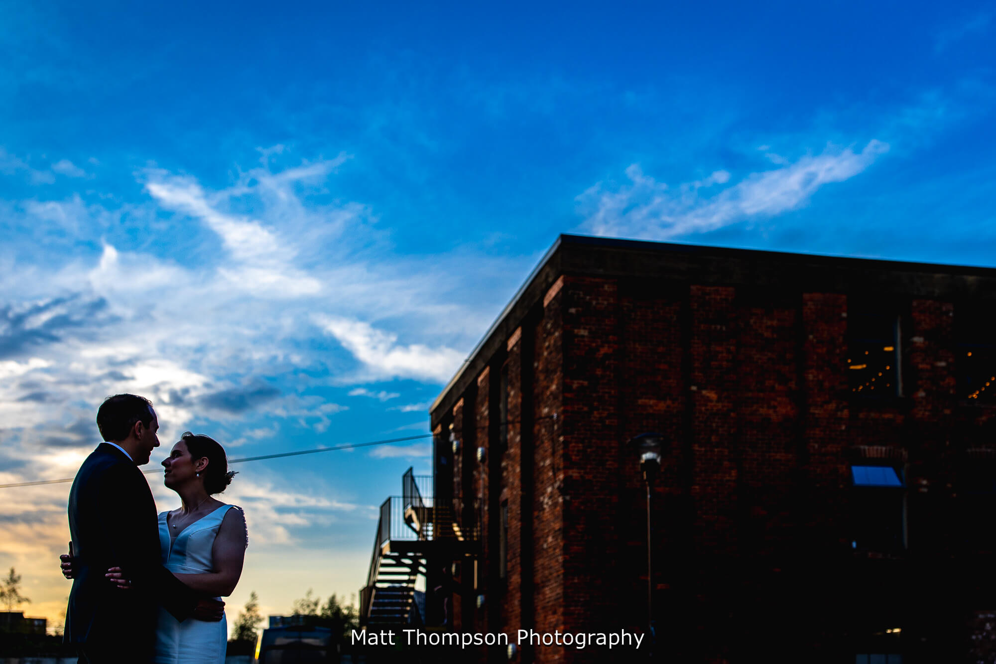 sunset wedding photos