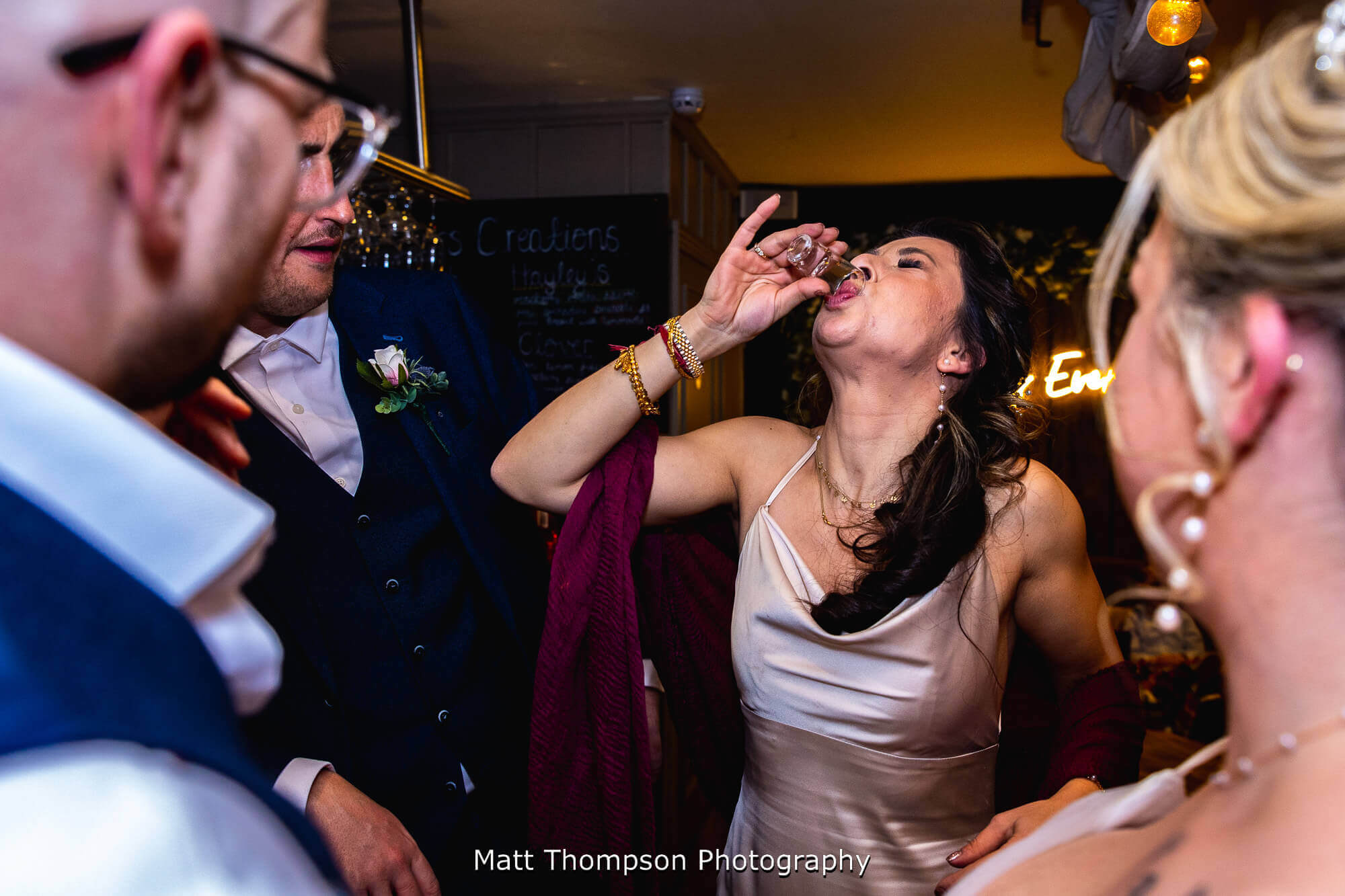 doing shots