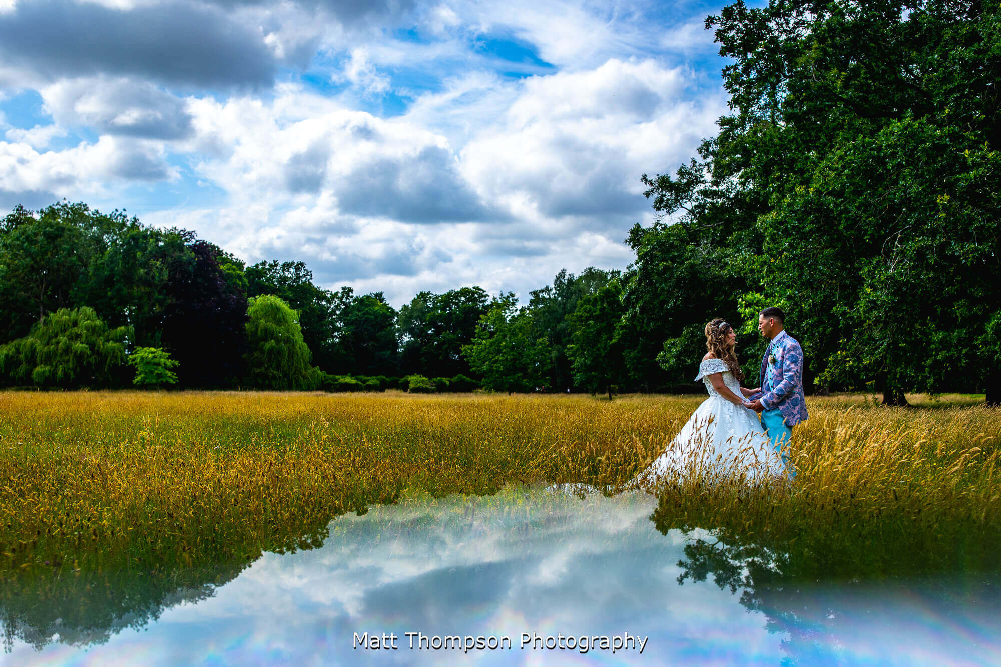 field wedding photos