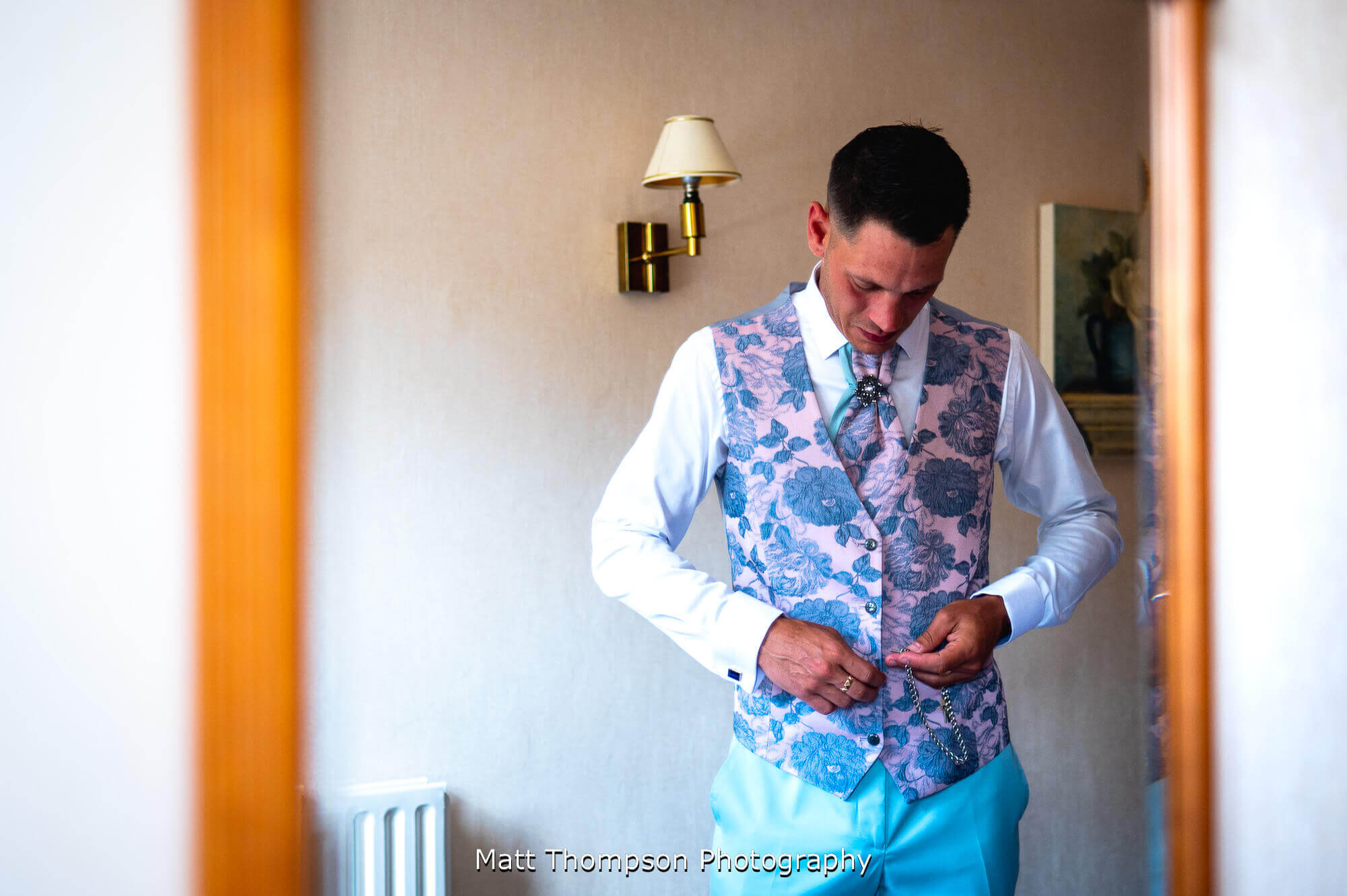 groom getting ready