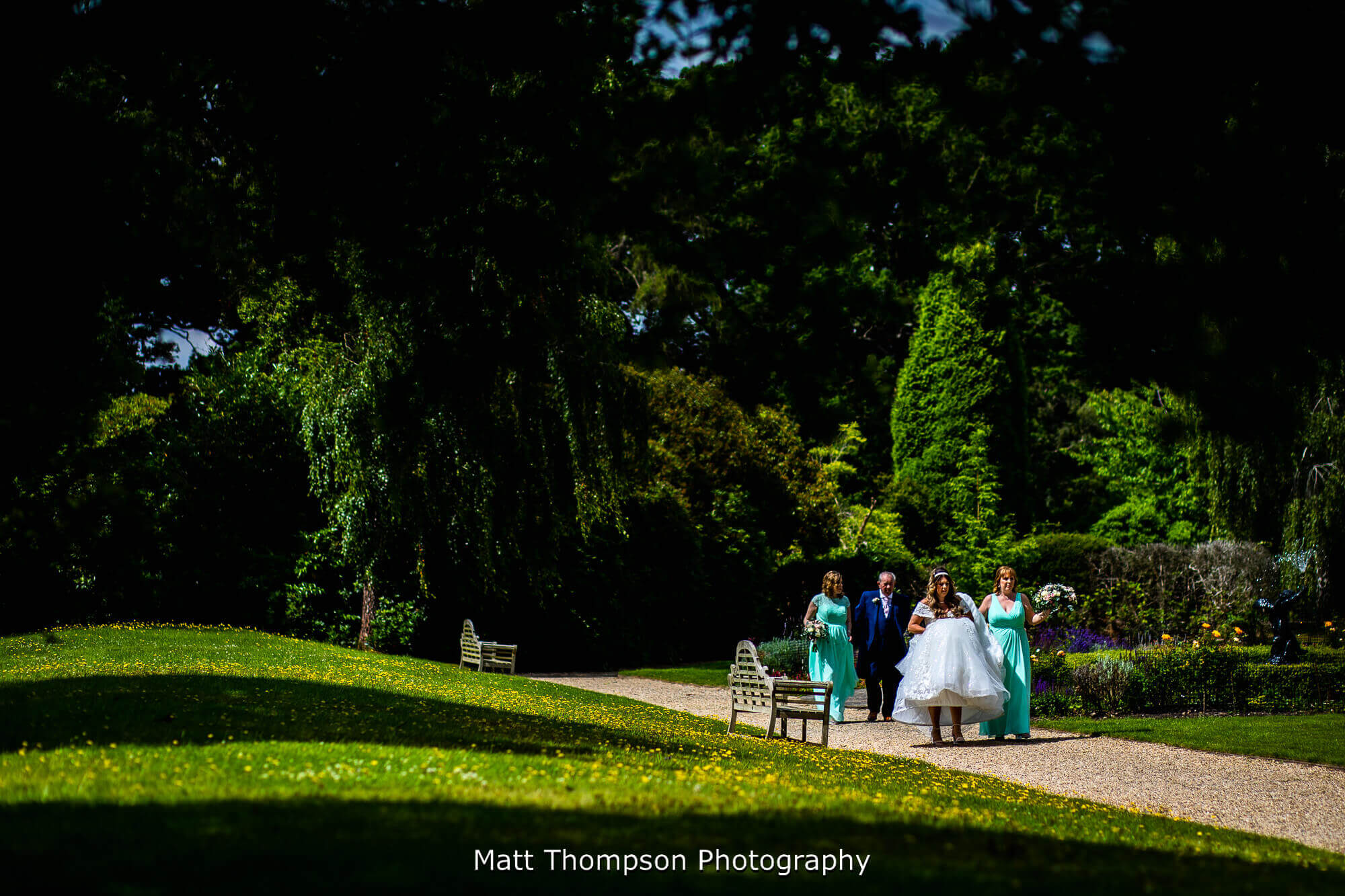 walking to the ceremony