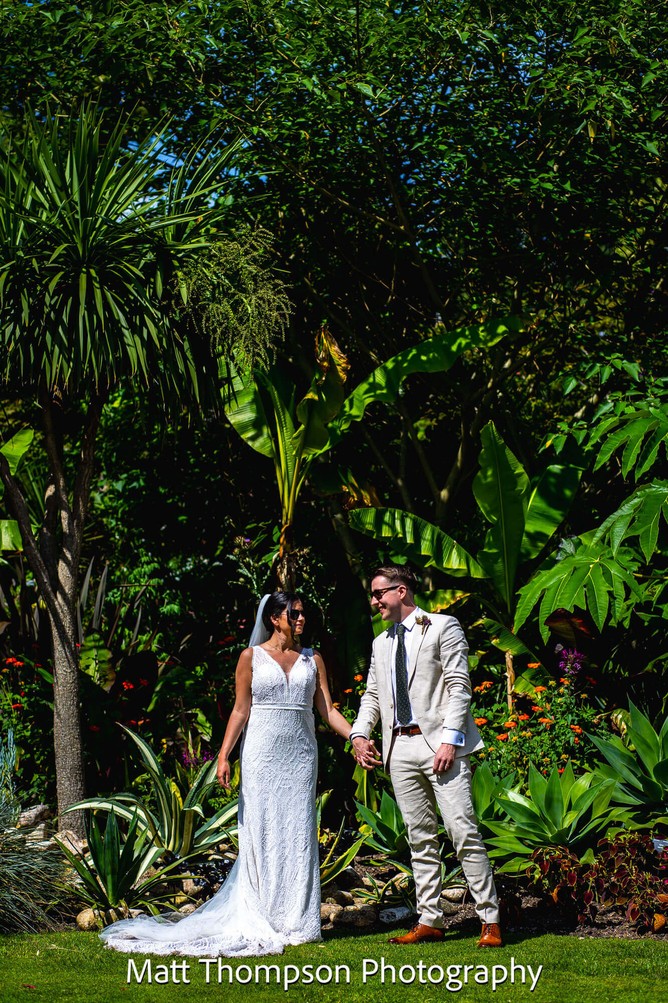 botanical gardens wedding photography