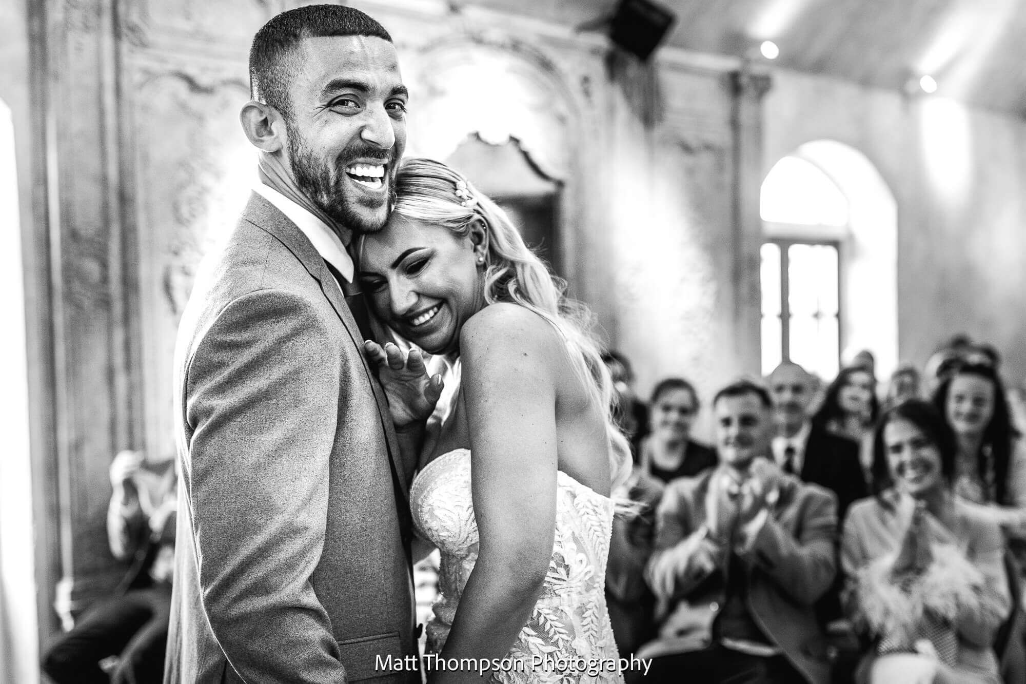 wedding hug