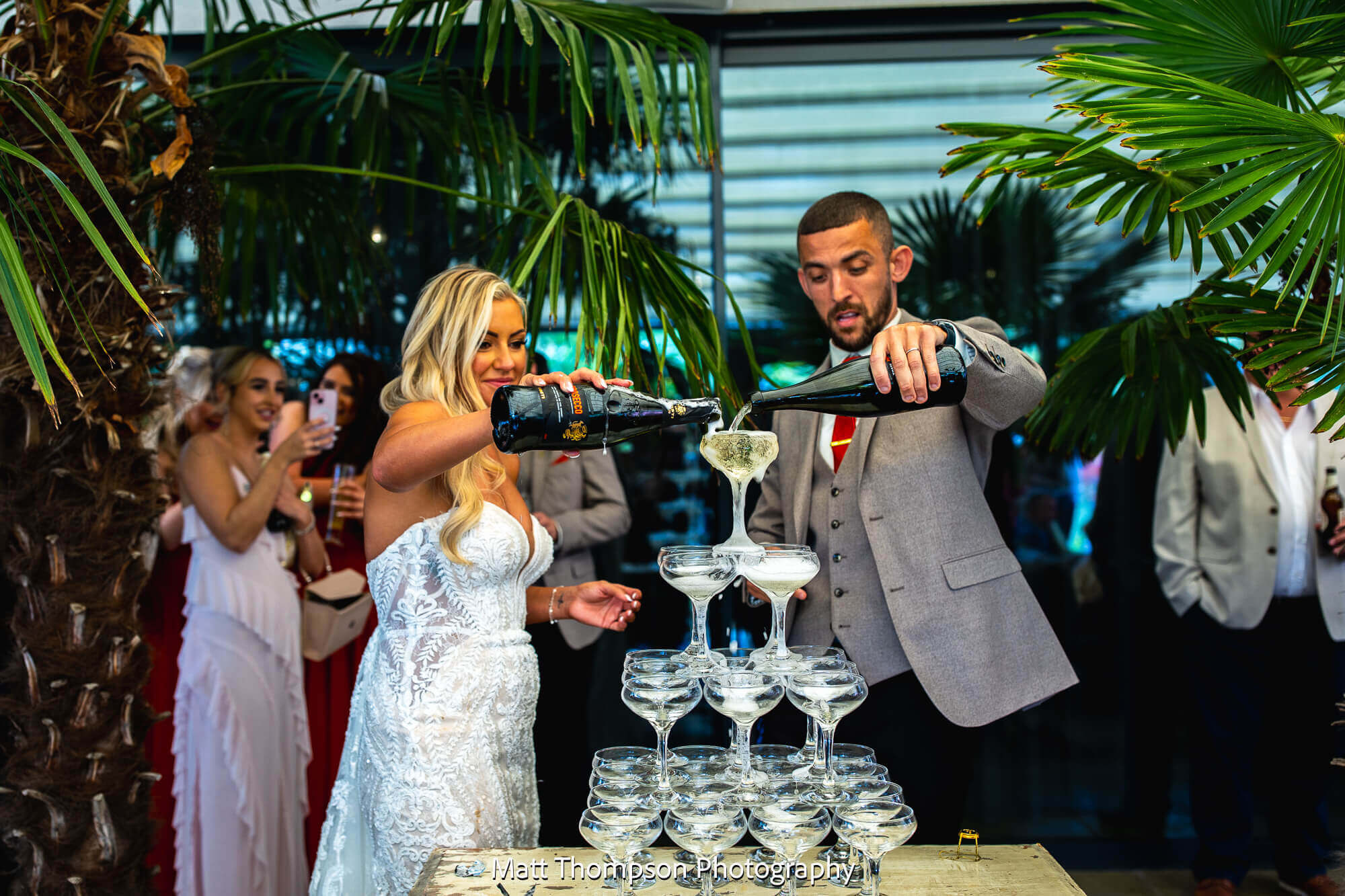 champagne tower