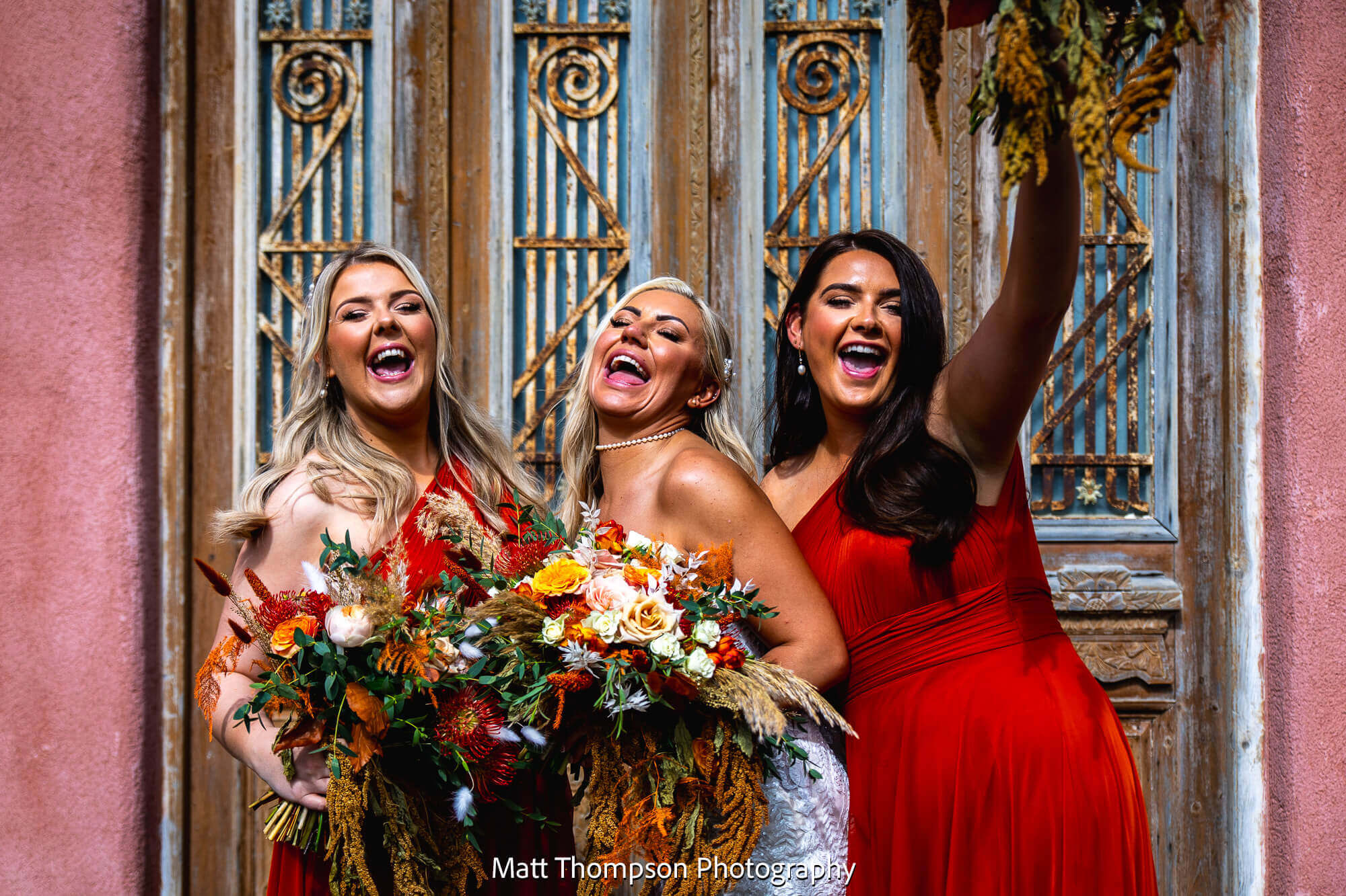 bridesmaids at le petit chateau