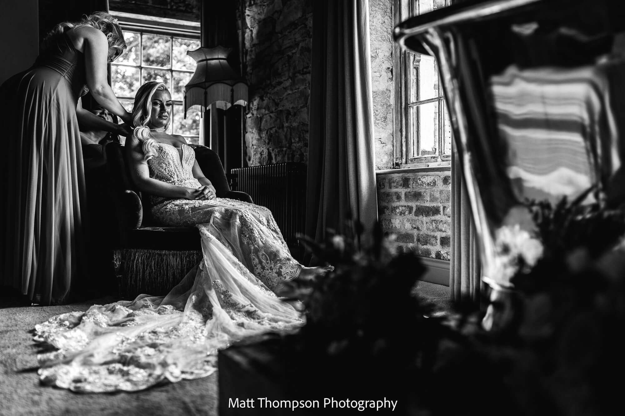 bride getting ready