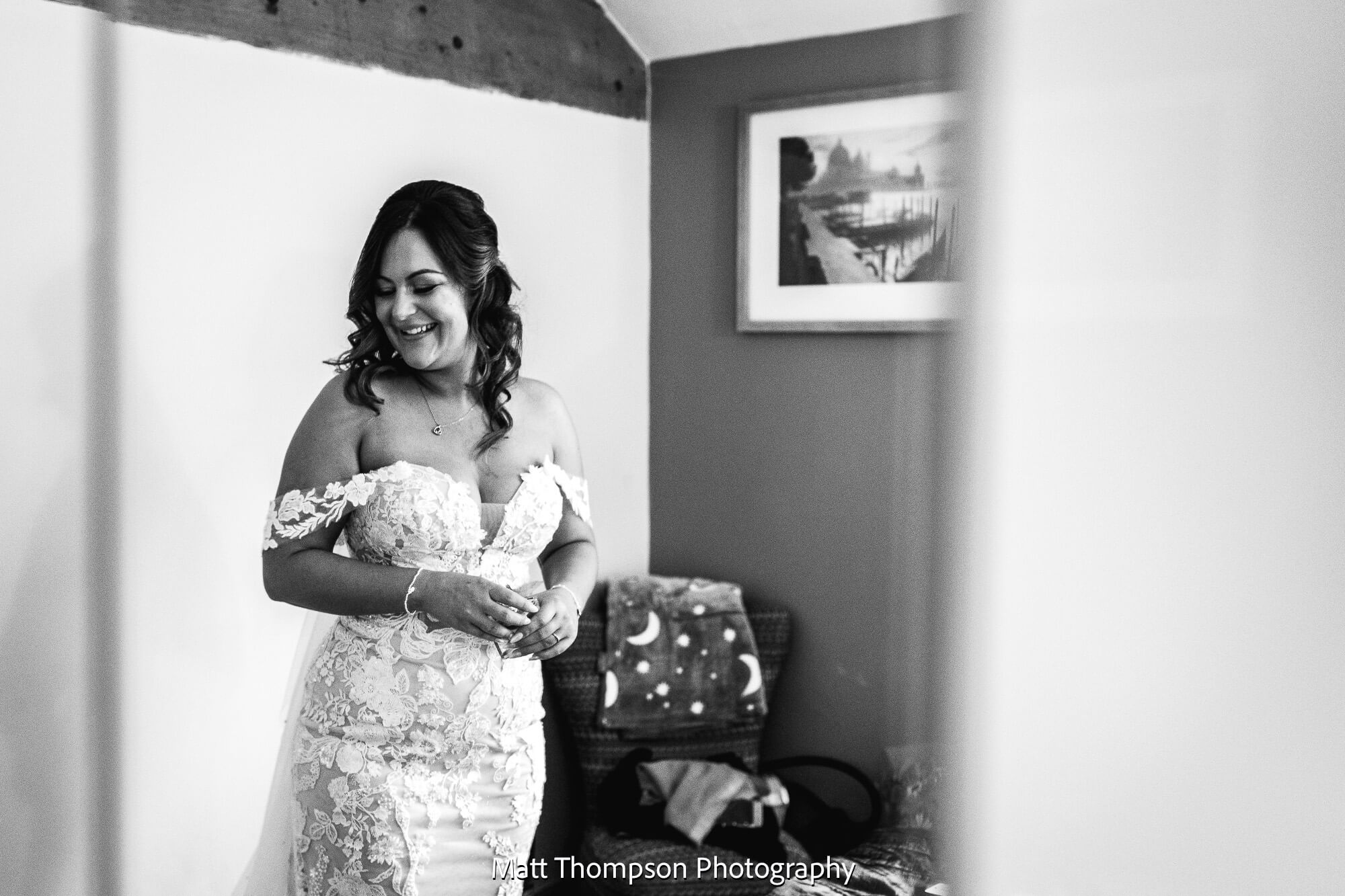 bride in wedding dress