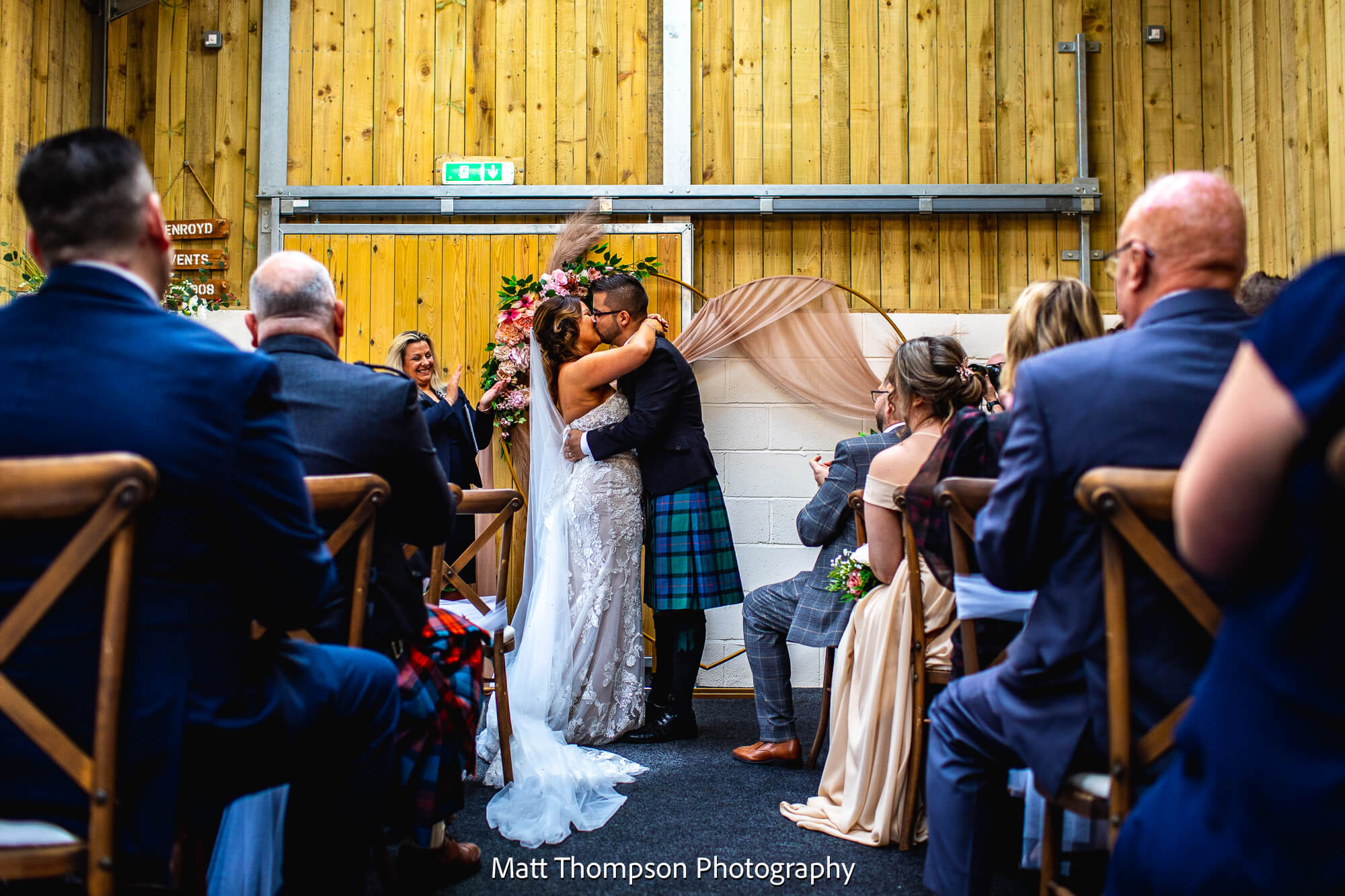 just married at denroyd farm