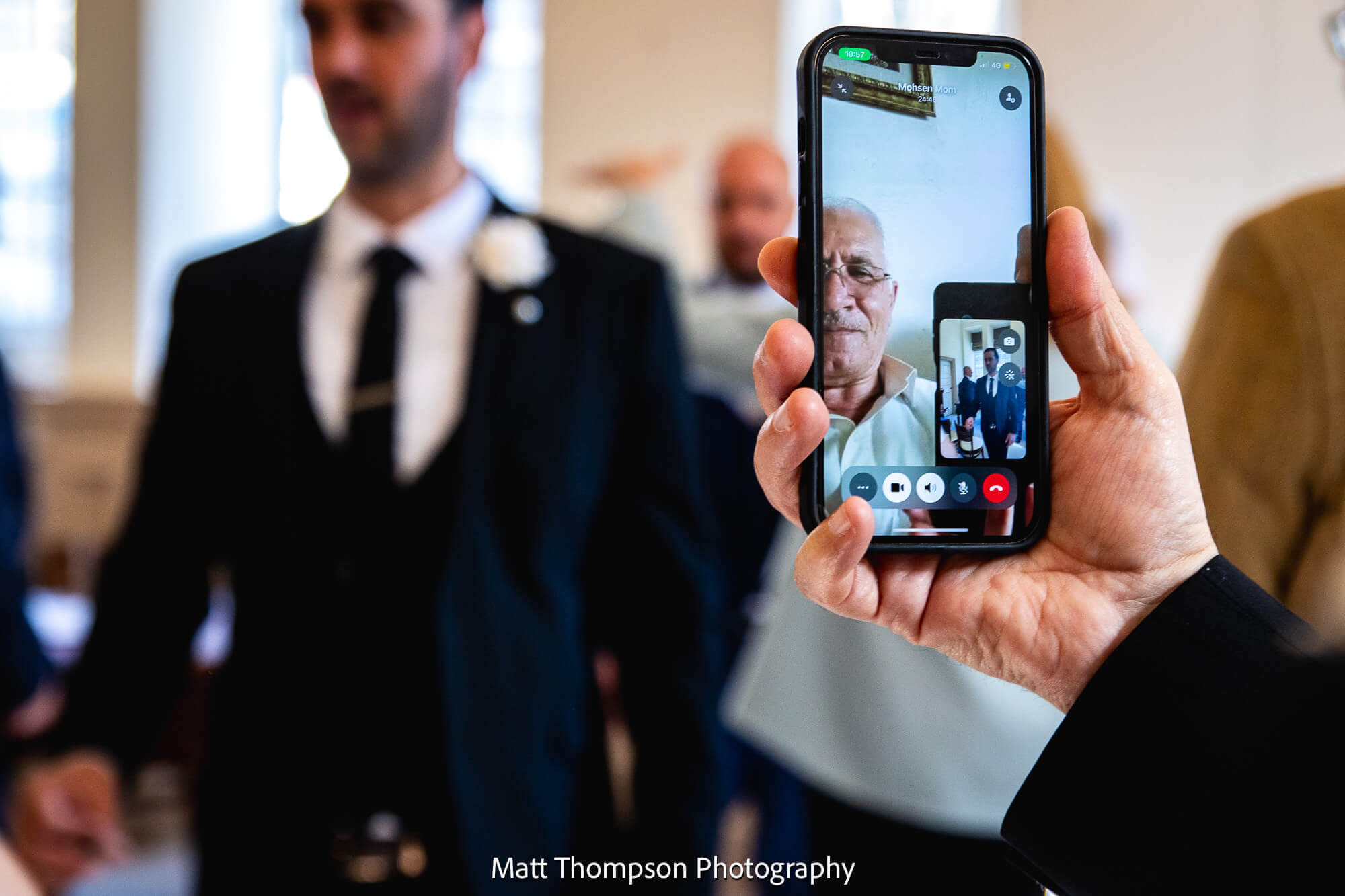 video streaming the wedding