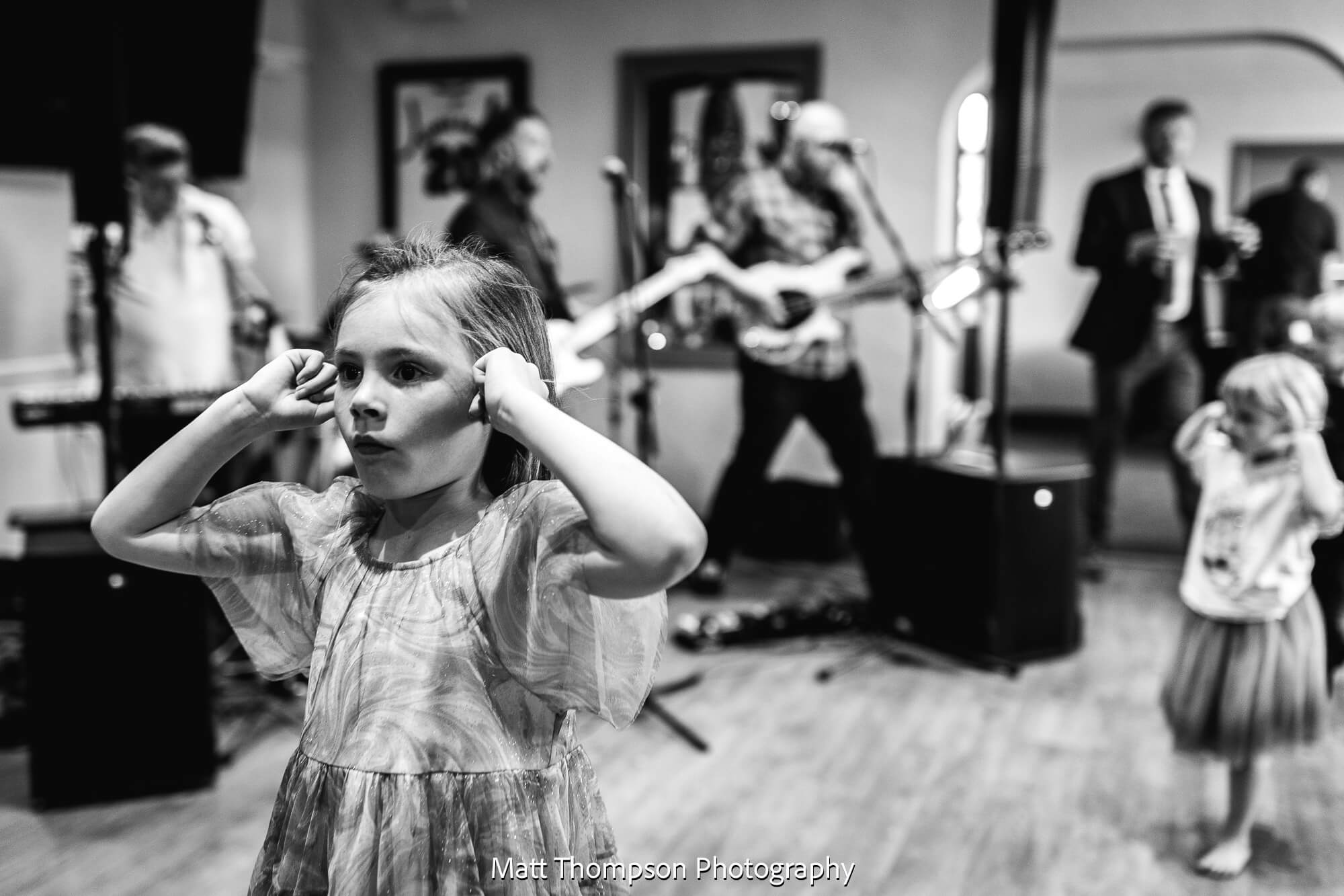 wedding band too loud