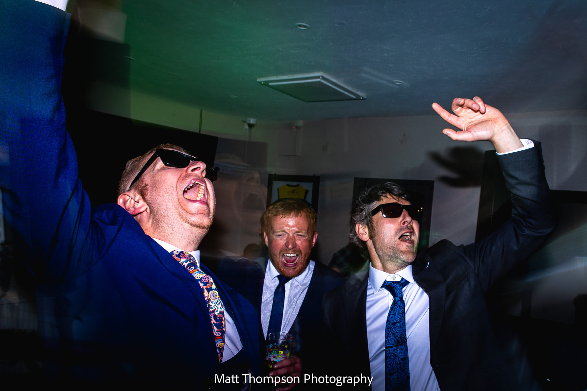 drunk wedding guests
