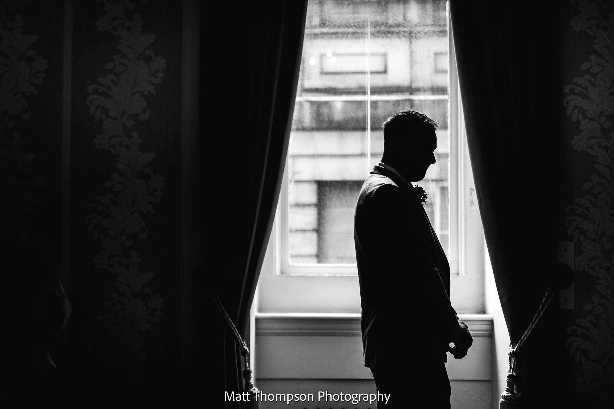 groom waiting